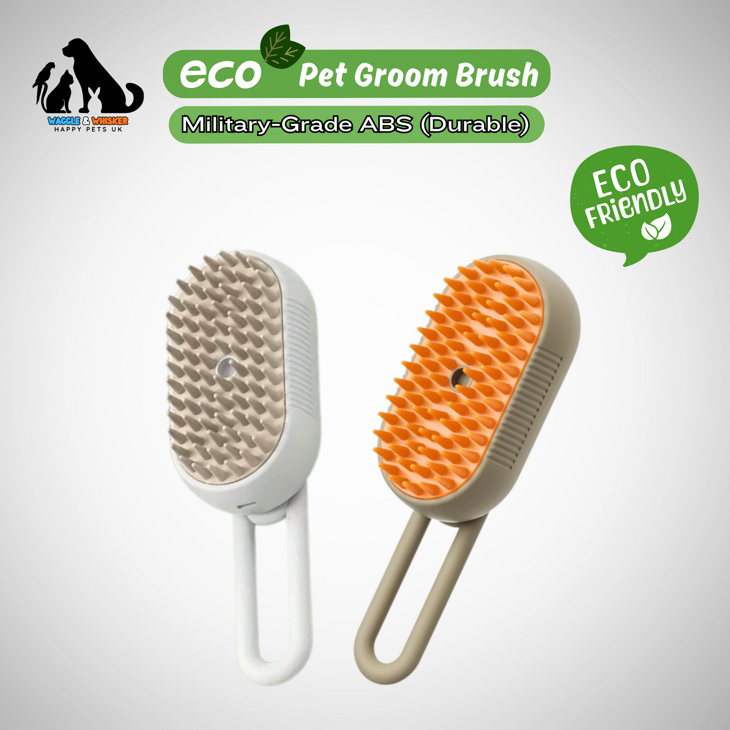 Pet Grooming Brush -Steam Spray Rechargable